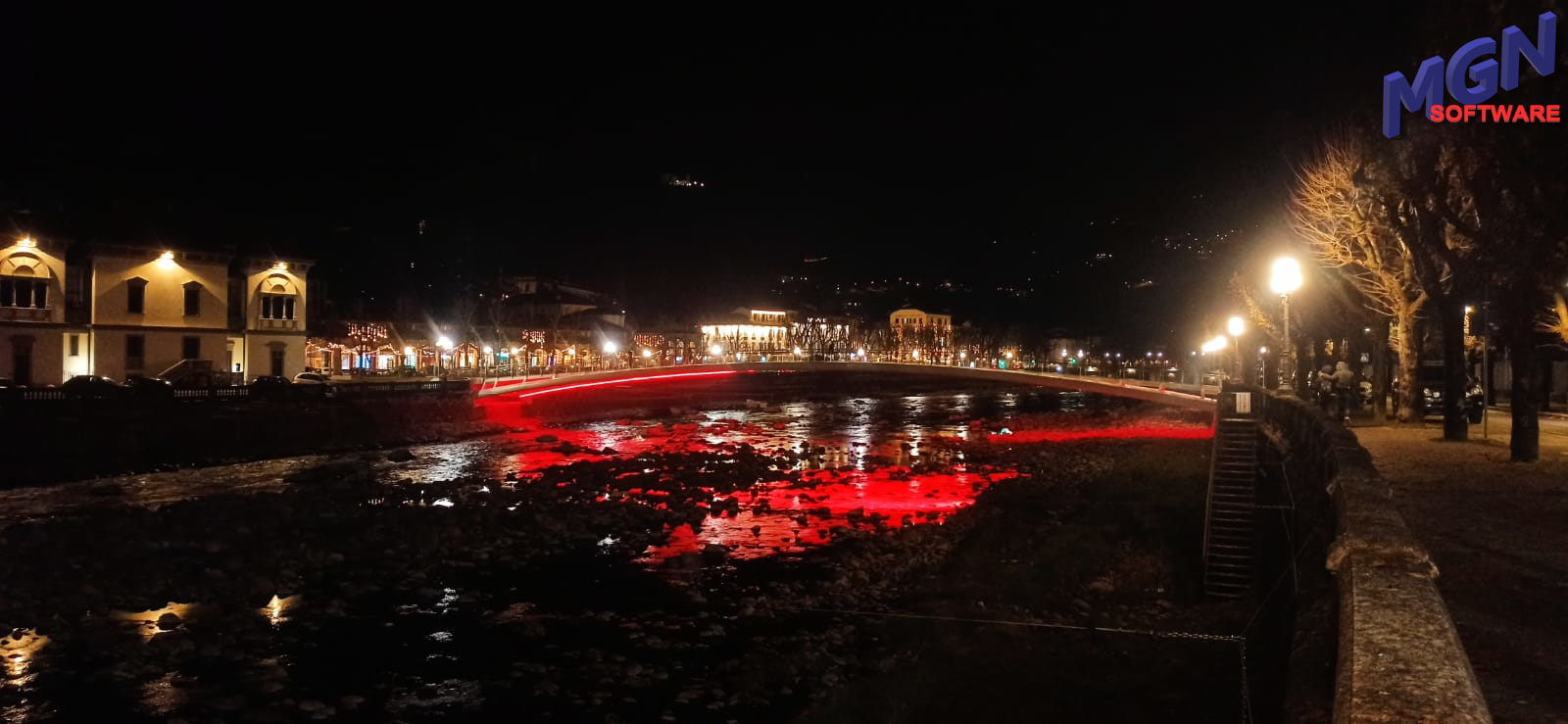 San Pellegrino Terme by Night